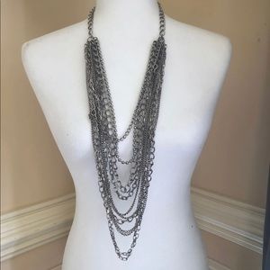 Multi chain necklace